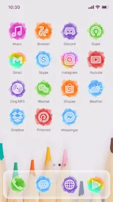 Water Color Theme android App screenshot 4